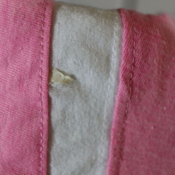 Exist Las Vegas Pink and White Long Sleeve Tee Preppy Varsity Shirt Medium - Picture 7 of 10